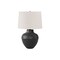 Monarch Specialties Lighting, 26 in.H, Table Lamp, Black Metal, Ivory / Cream Shade, Transitional I 9615 - alternate 5